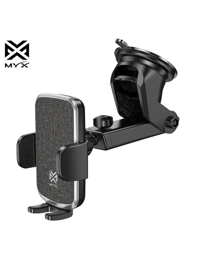 ميكس حامل الهاتف الدوار MYX DashMate | دوران 360 درجة بضغطة زر واحدة | تثبيت محكم للهواتف من 4.5 إلى 6.7 بوصة - Image 5